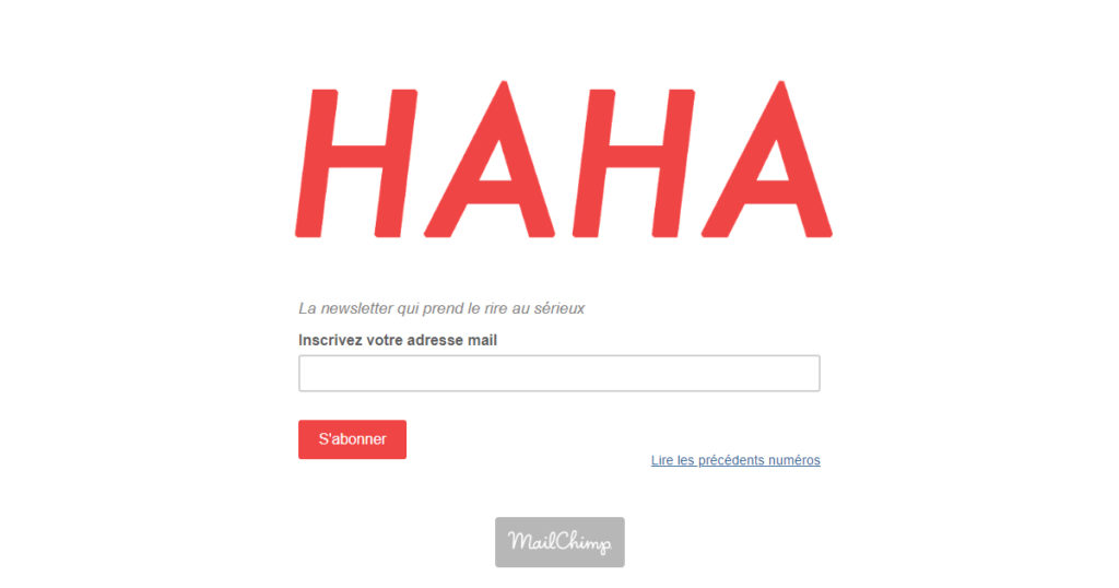 Revue HAHA : newsletter humour