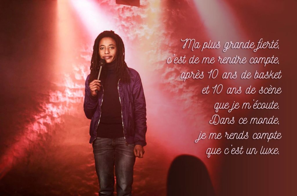 Shirley Souagnon en interview sur Le spot du rire