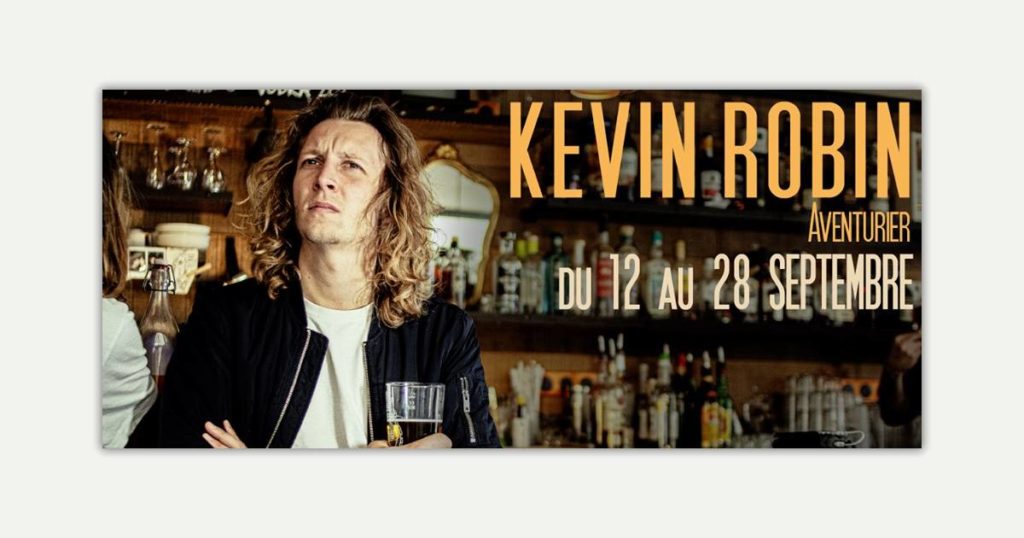 Kevin Robin joue son spectacle Aventurier à Nantes en septembre 2019