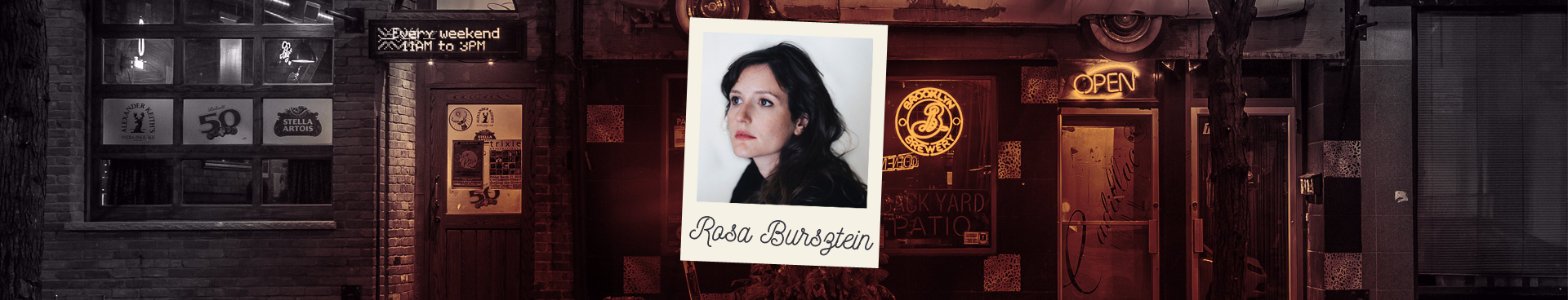 Portrait de Rosa Bursztein, comédienne de stand-up
