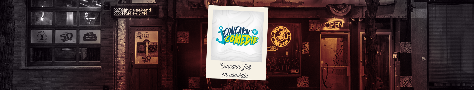Logo du festival humour Concarn’ fait sa comédie Logo du festival humour Concarn’ fait sa comédie