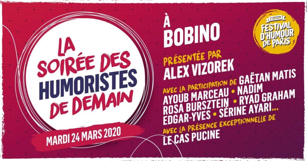 FUP 2020 - La soirée des humoristes de demain annulée