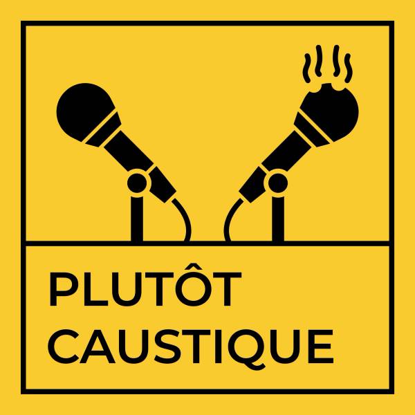 Plutôt caustique : le nouveau logo du podcast d'Urbain et Clément Porteur Sain