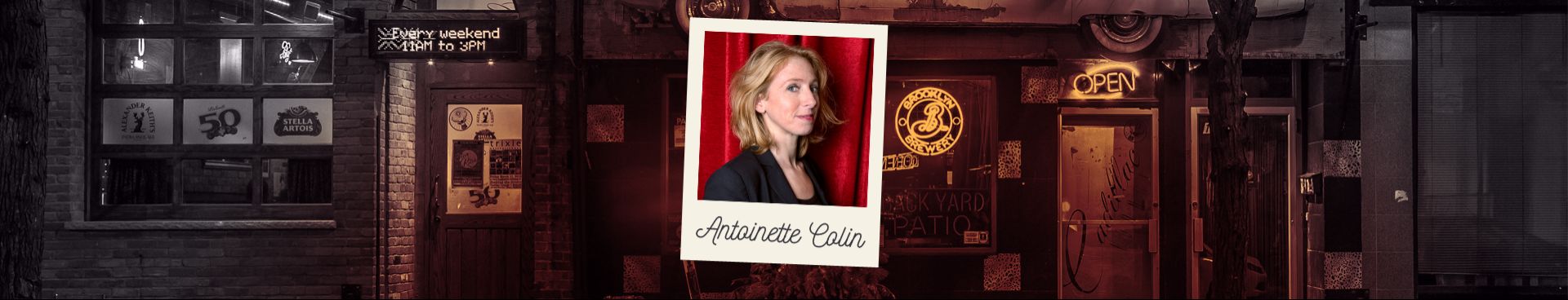 Portrait d’Antoinette Colin, directrice artistique du Point Virgule