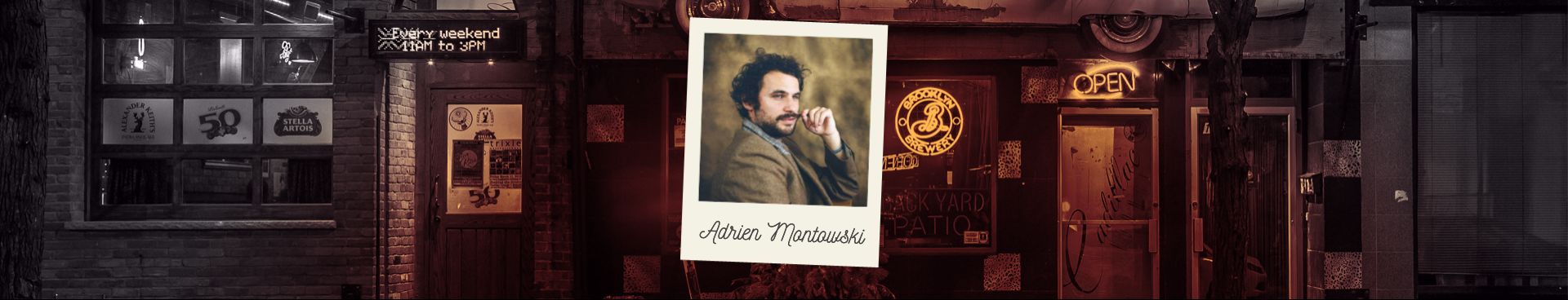 Portrait d’Adrien Montowski, comédien de stand-up