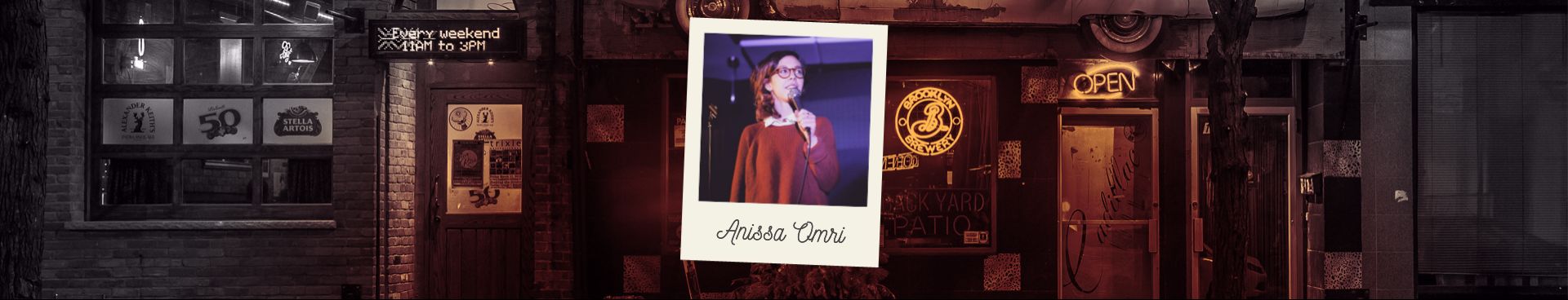 Portrait d’Anissa Omri, humoriste stand-up
