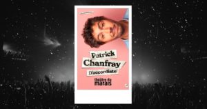 D'accordiste de Patrick Chanfray : affiche du spectacle au Théâtre du Marais
