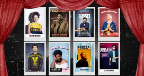 Nos 8 coups de cœur de la rentrée humour 2022 : affiches de spectacles