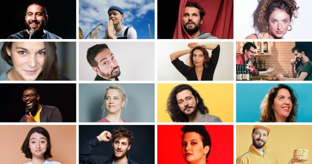 Portraits de découvertes humour et stand-up sur le spot du rire