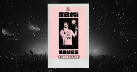 Rémi Boyes : affiche du spectacle J’ai tout écrit hier