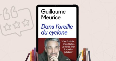 Dans l’oreille du cyclone : couverture du livre de Guillaume Meurice