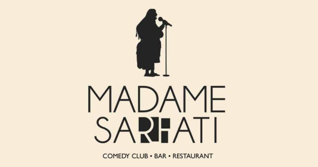 Logo du Madame Sarfati comedy club, bar et restaurant