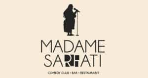 Logo du Madame Sarfati comedy club, bar et restaurant Logo du Madame Sarfati comedy club, bar et restaurant