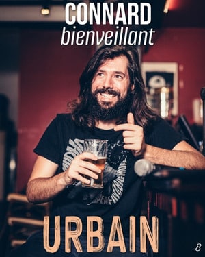 Affiche du spectacle d’Urbain : Connard bienveillant (classé 8e)