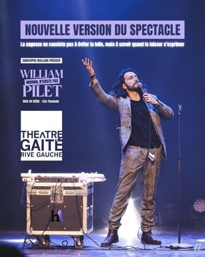 Affiche du spectacle de William Pilet : Normal n’existe pas (classé 11e)