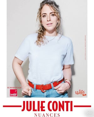 Affiche du spectacle de Julie Conti : Nuances (classé 33e)