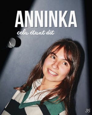 Affiche du spectacle d’Anninka : Cela étant dit (classé 35e)