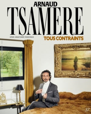 Affiche du spectacle d’Arnaud Tsamere : Tous contraints (classé 37e)