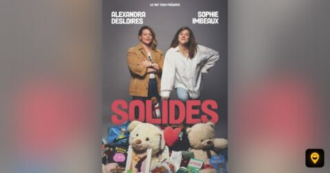 Affiche du spectacle de Sophie et Alex, Solides, au théâtre BO Saint Martin