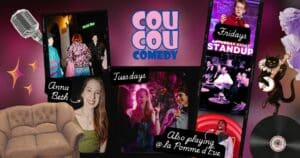 Coucou Comedy : les soirées stand-up en anglais à Paris d’Anna Beth Coucou Comedy : les soirées stand-up en anglais à Paris d’Anna Beth
